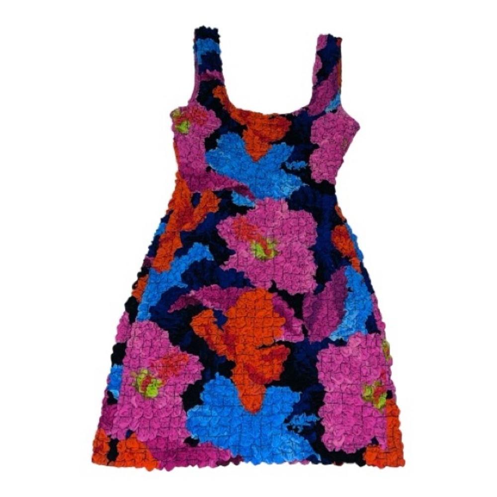 Mara Hoffman Laura floral print mini popcorn dress - Picture 3 of 11